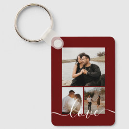 Personalisierte Foto- und Textfotografie Schlüsselanhänger