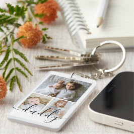 Personalisierte Foto- und Textfotografie Schlüsselanhänger