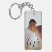 Personalisierte Foto- und Textfotografie Schlüsselanhänger (Vorderseite links)