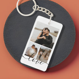 Personalisierte Foto- und Textfotografie Schlüsselanhänger