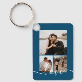 Personalisierte Foto- und Textfotografie Schlüsselanhänger