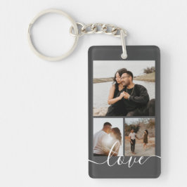 Personalisierte Foto- und Textfotografie Schlüsselanhänger