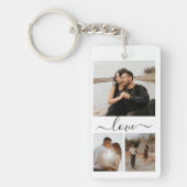 Personalisierte Foto- und Textfotografie Schlüsselanhänger (Vorderseite)