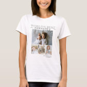 Personalisierte Foto- und Textfotografie T-Shirt (Vorderseite)