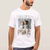 Personalisierte Foto- und Textfotografie T-Shirt (Vorderseite)