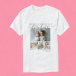 Personalisierte Foto- und Textfotografie T-Shirt<br><div class="desc">Machen Sie einen Personalisierten Foto-Sake-T - Shirt von Ricaso - fügen Sie Ihre eigenen Fotos und Text - Foto Collage Keepake Geschenke. Gut für jeden,  ändern Sie Text zu Anzug Ihrer Anforderungen. Das beste Oma der Welt</div>