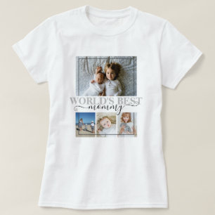 Personalisierte Foto- und Textfotografie T-Shirt
