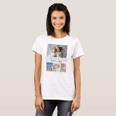Personalisierte Foto- und Textfotografie T-Shirt (Vorne ganz)