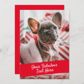 Personalisierte Foto- und Textkarte mit Umschlag Dankeskarte (Vorne/Hinten)