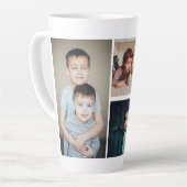 Personalisierte Foto- und Textsammlung Milchtasse (Linke Ecke)