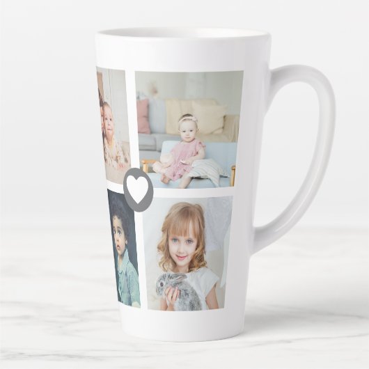 Personalisierte Foto- und Textsammlung Milchtasse (Rechts)