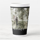 Personalisierte Foto- und Textsammlung Milchtasse (Vorderseite)