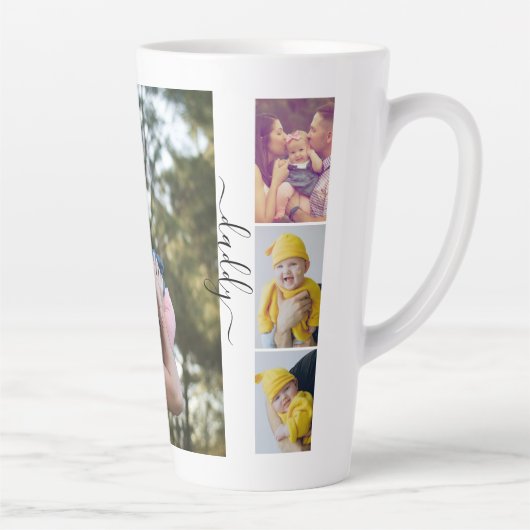 Personalisierte Foto- und Textsammlung Milchtasse (Rechts)