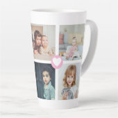 Personalisierte Foto- und Textsammlung Milchtasse (Rechte Ecke)