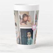 Personalisierte Foto- und Textsammlung Milchtasse (Vorderseite)