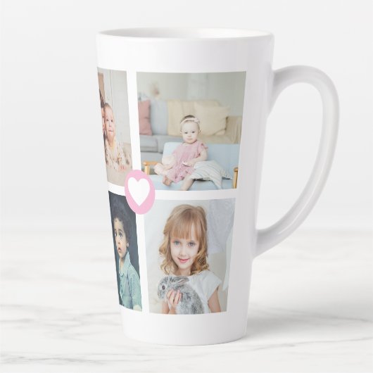 Personalisierte Foto- und Textsammlung Milchtasse (Rechts)