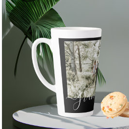 Personalisierte Foto- und Textsammlung Milchtasse