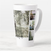 Personalisierte Foto- und Textsammlung Milchtasse (Rechte Ecke)