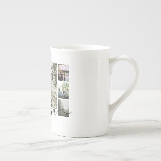 Personalisierte Foto- und Textsammlung Porzellantasse (Rechts)