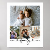 Personalisierte Foto- und Textsammlung Poster (Vorne)