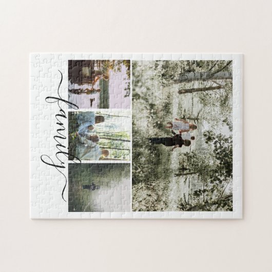 Personalisierte Foto- und Textsammlung Puzzle (Horizontal)