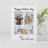 Personalisierte Foto-Vatertagskarte Einladung (Stehend Vorderseite)