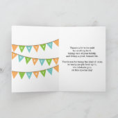 Personalisierte Foto Vatertagskarte Karte (Innenseite)