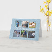 Personalisierte Foto Vatertagskarte Karte (Gelbe Blume)