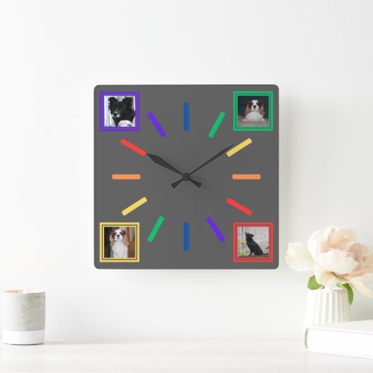 Personalisierte Foto Wanduhr (Zuhause)