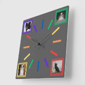 Personalisierte Foto Wanduhr (Winkel)