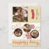 Personalisierte Foto Weihnachtskarte Feiertagskarte (Vorderseite)