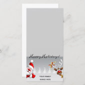 Personalisierte Foto Weihnachtskarten Feiertagskarte (Vorne/Hinten)