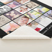 Personalisierte FotoCollage 20 Foto Eine Art Sherpadecke (3/4)