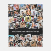 Personalisierte FotoCollage 36 Fleecedecke (Vorderseite)