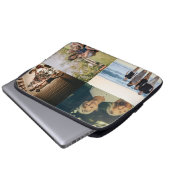 Personalisierte FotoCollage aus vier Produktfamili Laptopschutzhülle (Vorne Knopf)