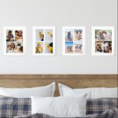 Personalisierte FotoCollage Bilderwand Sets (Schlafzimmer)