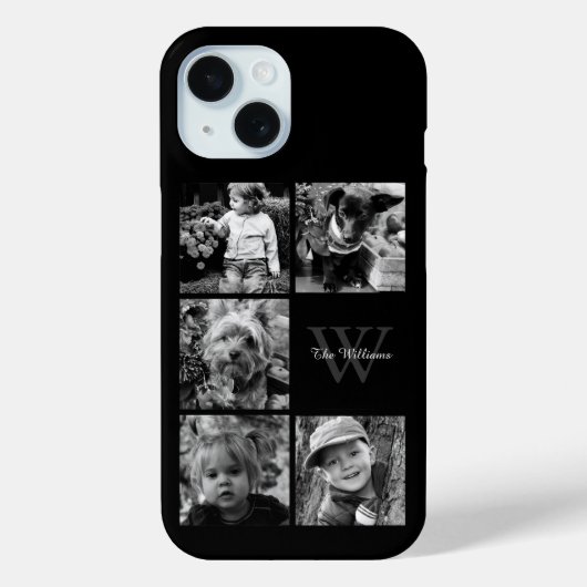 Personalisierte FotoCollage Case-Mate iPhone Hülle (Rückseite)