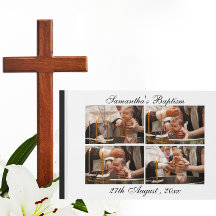 Personalisierte Fotocollage Christening Taufe
