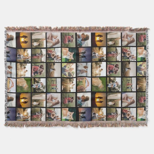 Personalisierte FotoCollage Decke (Vorderseite)