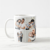 Personalisierte FotoCollage der Familie 7 Kaffeetasse (Links)