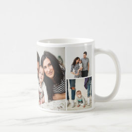 Personalisierte FotoCollage der Familie 7 Kaffeetasse