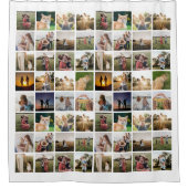Personalisierte FotoCollage Duschvorhang (Vorderseite)