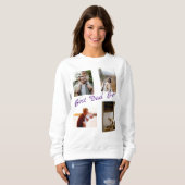 Personalisierte FotoCollage einer Familie Sweatshirt (Vorne ganz)