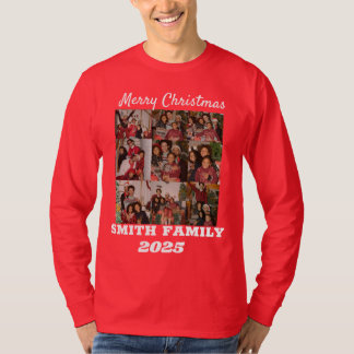 Personalisierte FotoCollage einer Familie T-Shirt