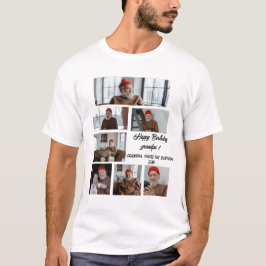 Personalisierte FotoCollage einer Familie T-Shirt