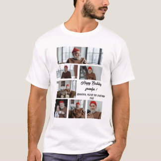 Personalisierte FotoCollage einer Familie T-Shirt