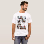 Personalisierte FotoCollage einer Familie T-Shirt (Vorne ganz)