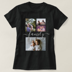 Personalisierte FotoCollage einer Familie T-Shirt