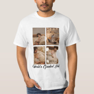 Personalisierte FotoCollage einer Familie T-Shirt