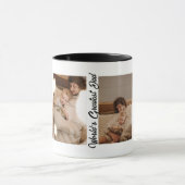 Personalisierte FotoCollage einer Familie Tasse (Zentrum)